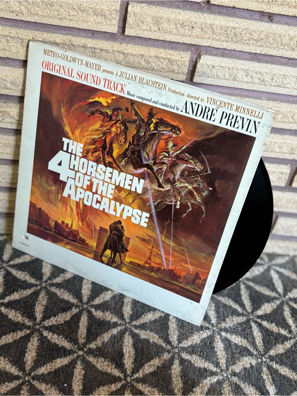 60's "The 4 Horsemen of the Apocalypse" Record - Original Movie Soundtrack